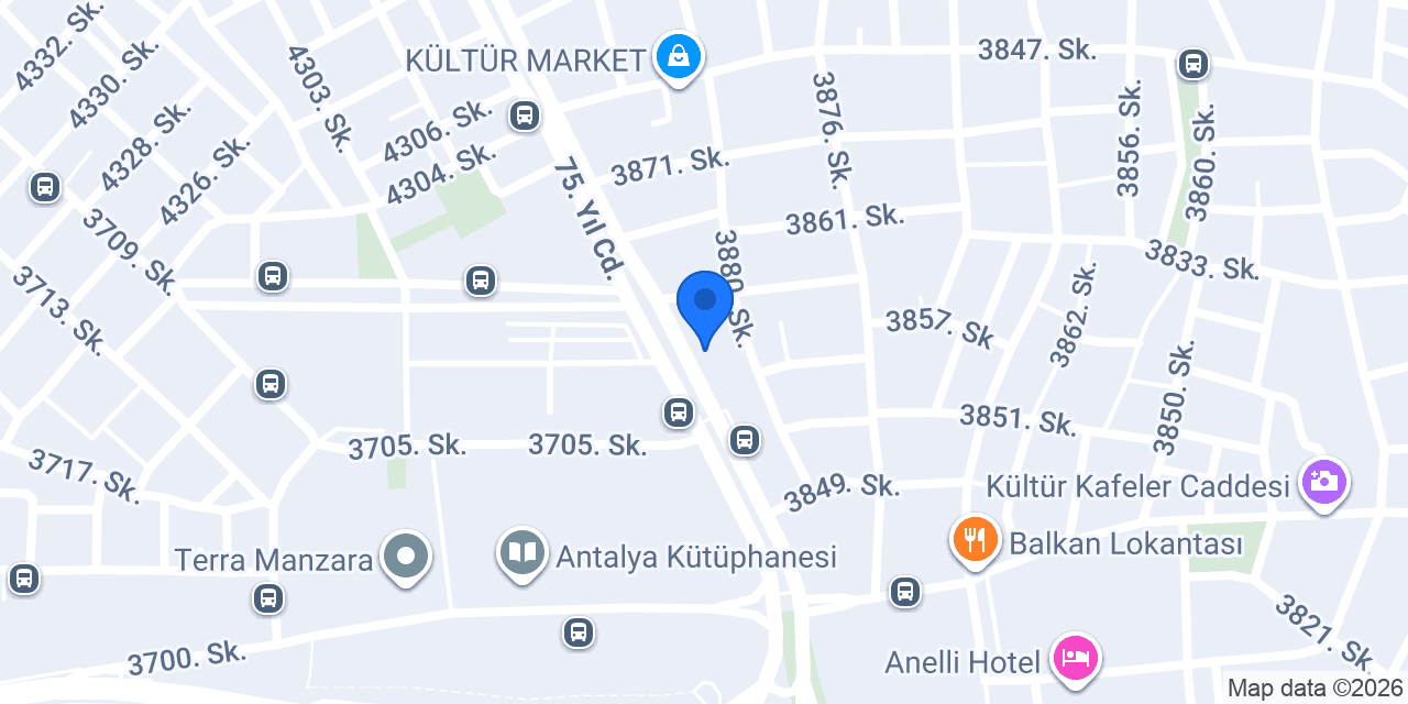 ERÇİN SİGORTA ANTALYA konumu