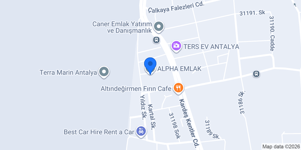 ALPHA EMLAK konumu