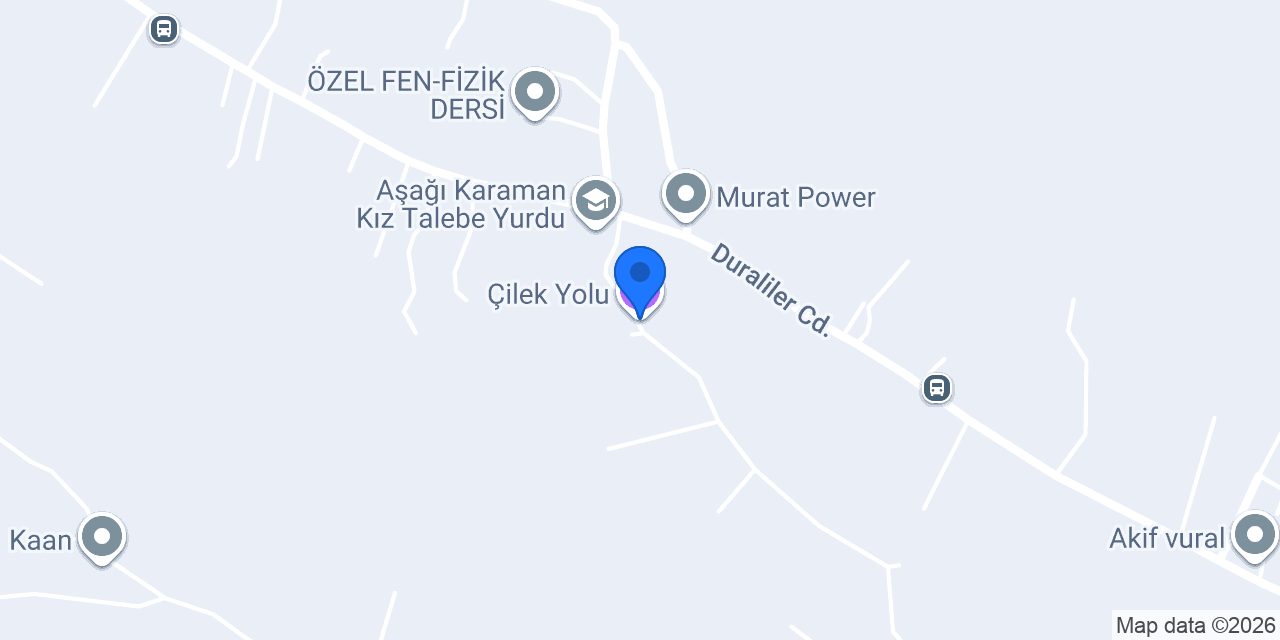Çilek Yolu konumu