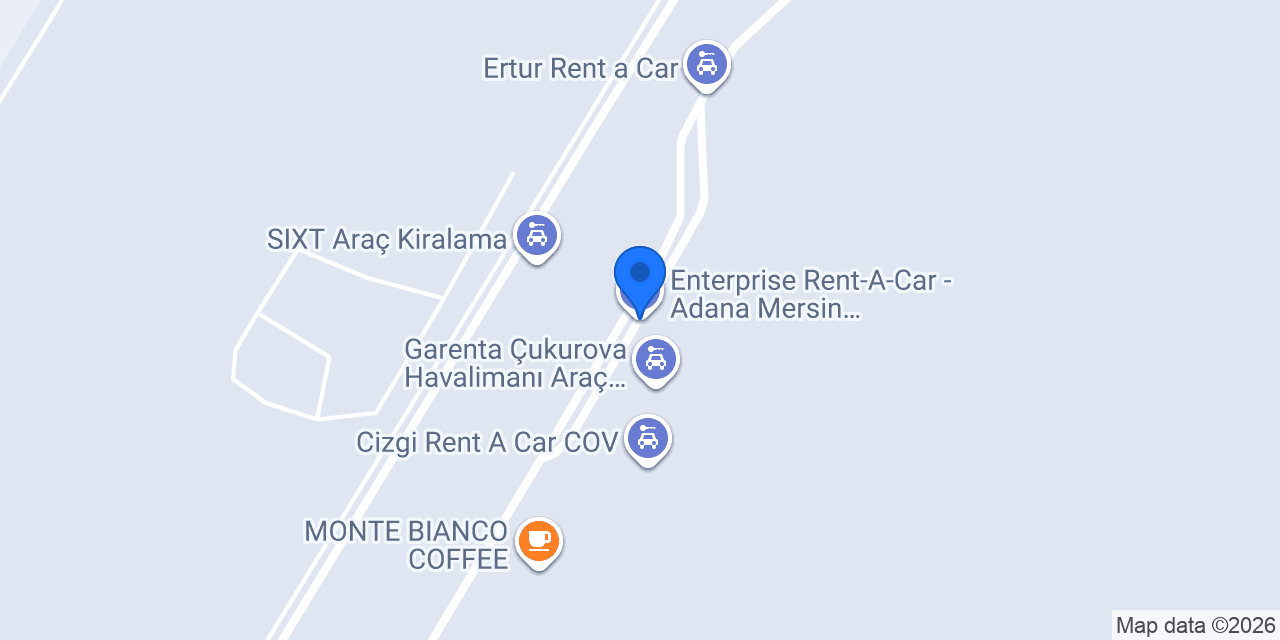 Alamo Rent A Car konumu