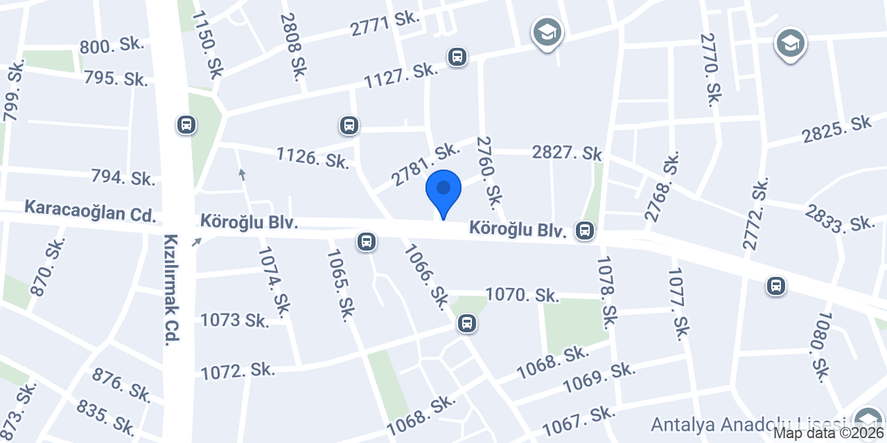 Öz Burdur Kebap Salonu konumu