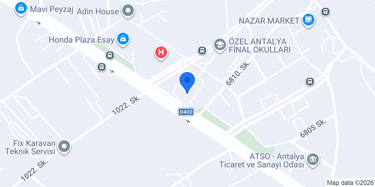 Egra Turizm konumu