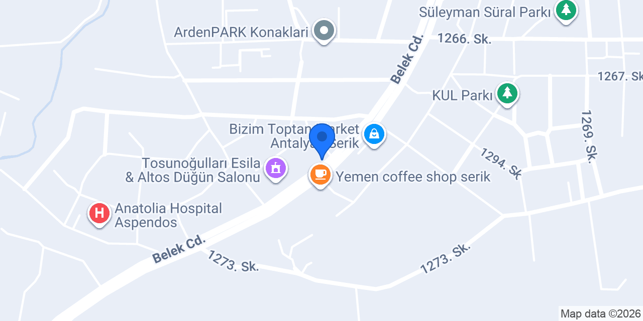 YEDİDEPO konumu