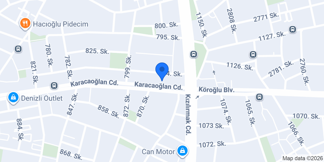 Örnek Fırın Kafe konumu