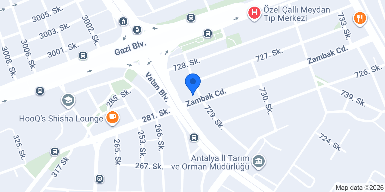 AKIN SPOT & MOBİLYA AKSESUAR konumu