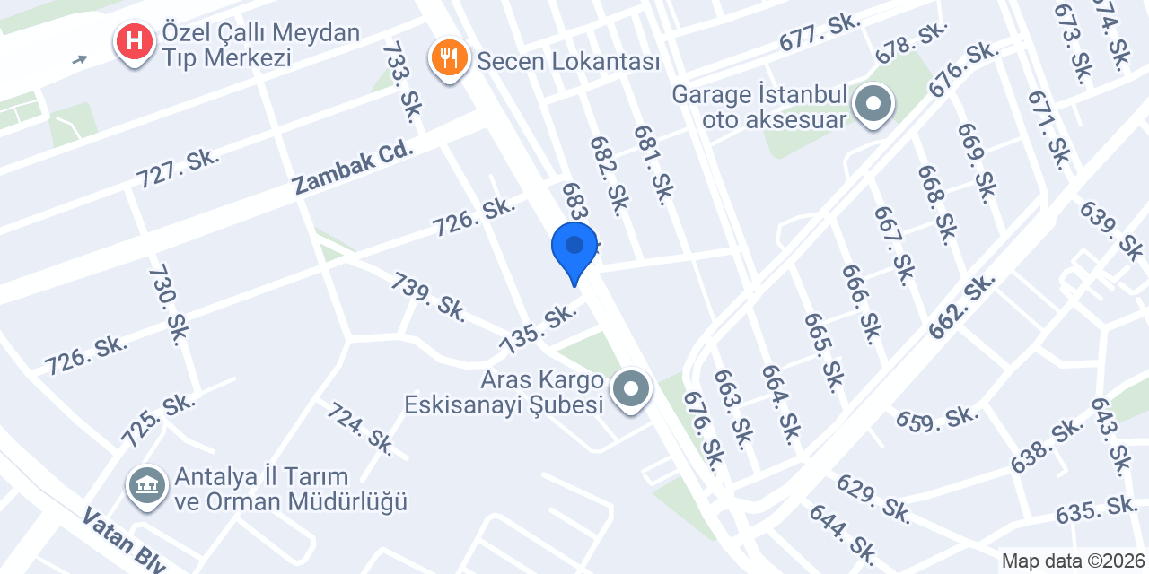 Debu Elektrik konumu