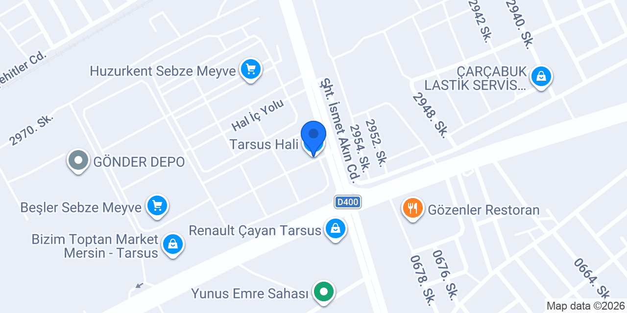 Tarsus Hali konumu