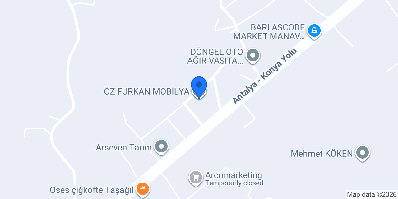 ÖZ FURKAN MOBİLYA konumu