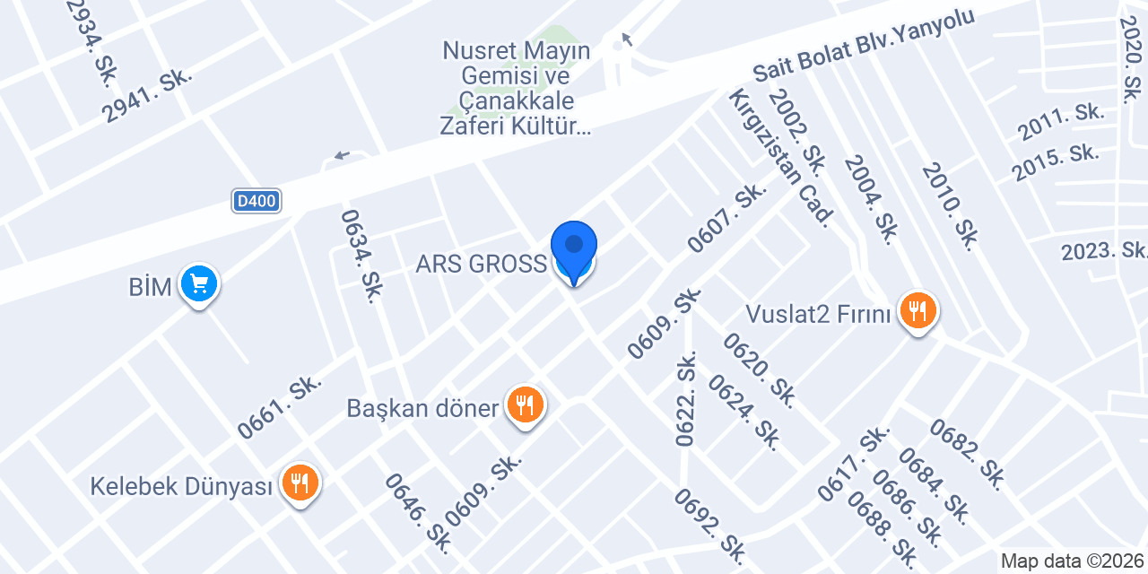 ARS GROSS konumu