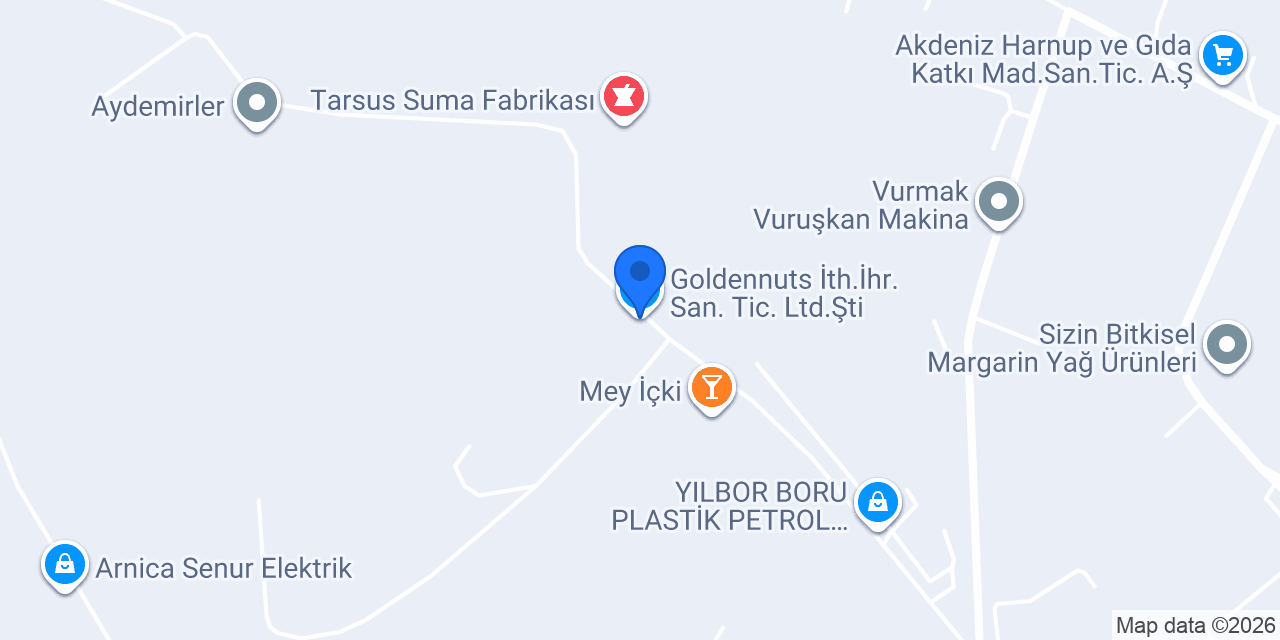 Goldennuts İth.İhr. San. Tic. Ltd.Şti konumu