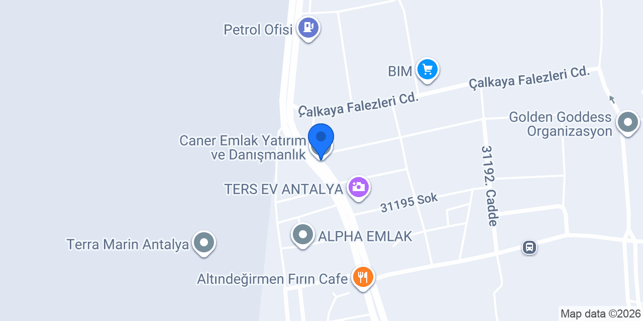Caner Emlak Yatırım ve Danışmanlık konumu