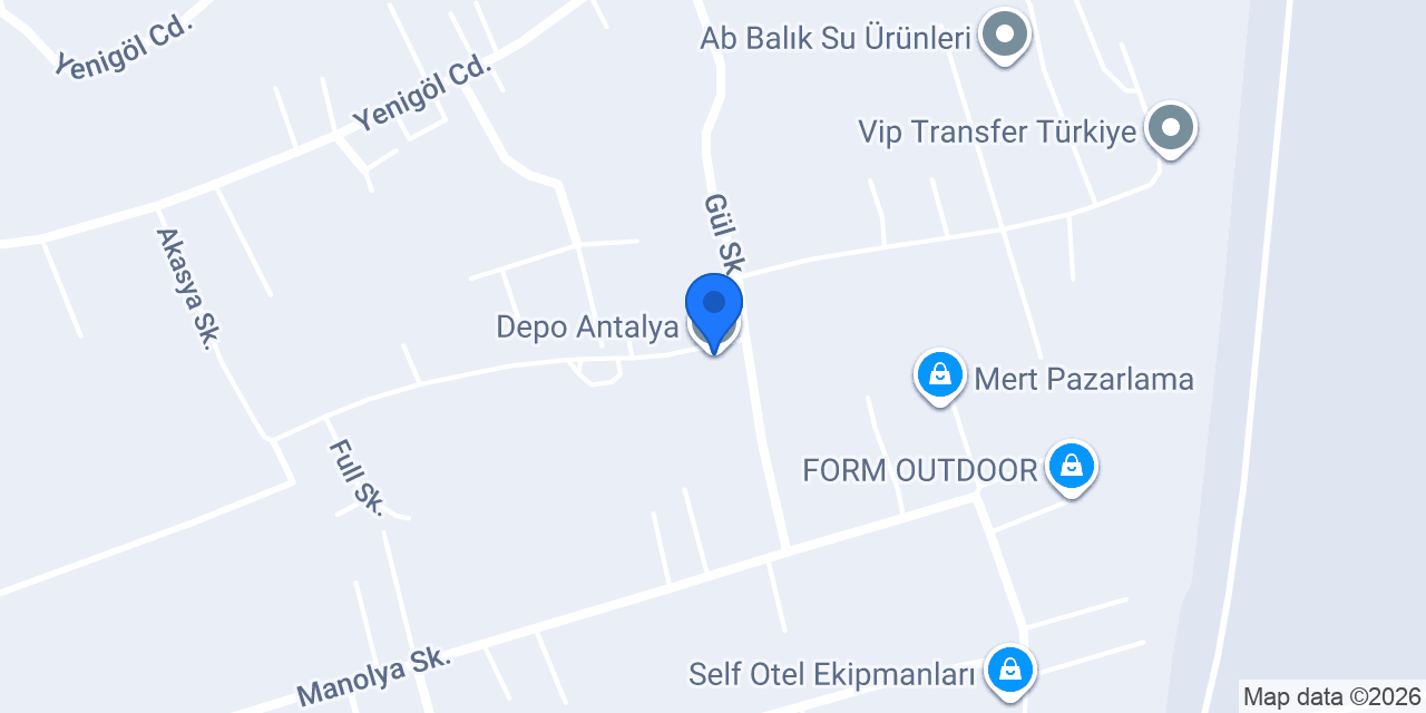 Depo Antalya konumu