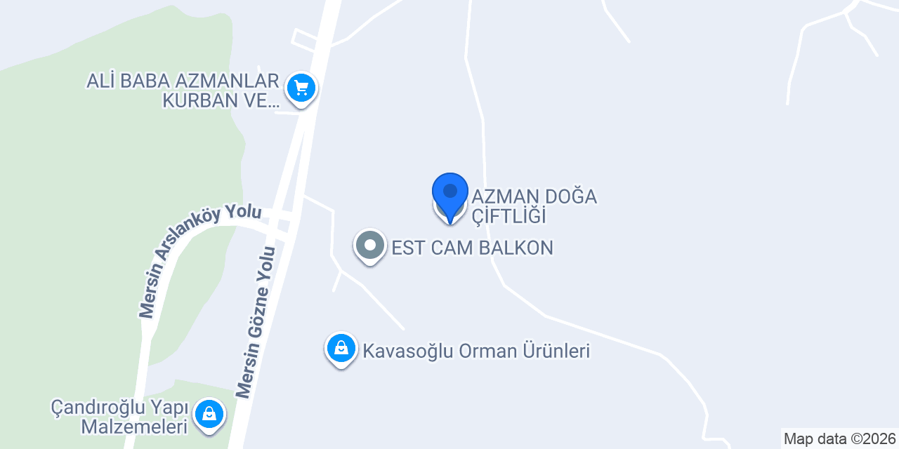 AZMAN DOĞA ÇİFTLİĞİ konumu