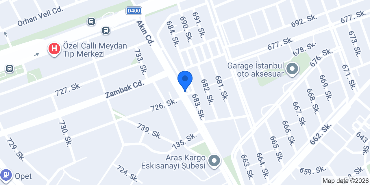 Antalya Aral Lastik konumu