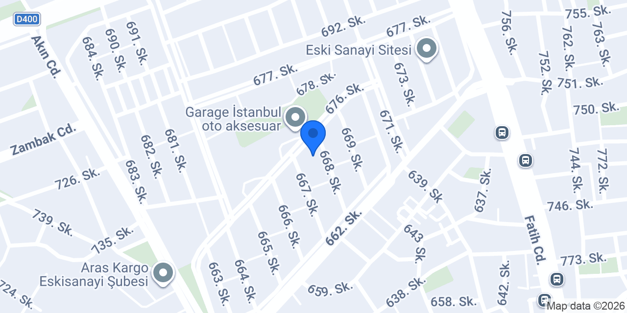 Ayaz Rot Balans Servisi konumu