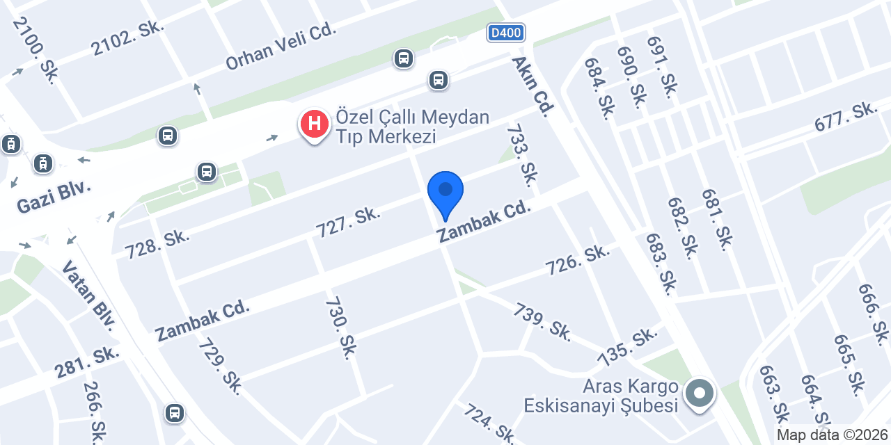 Güleç Tesisat konumu