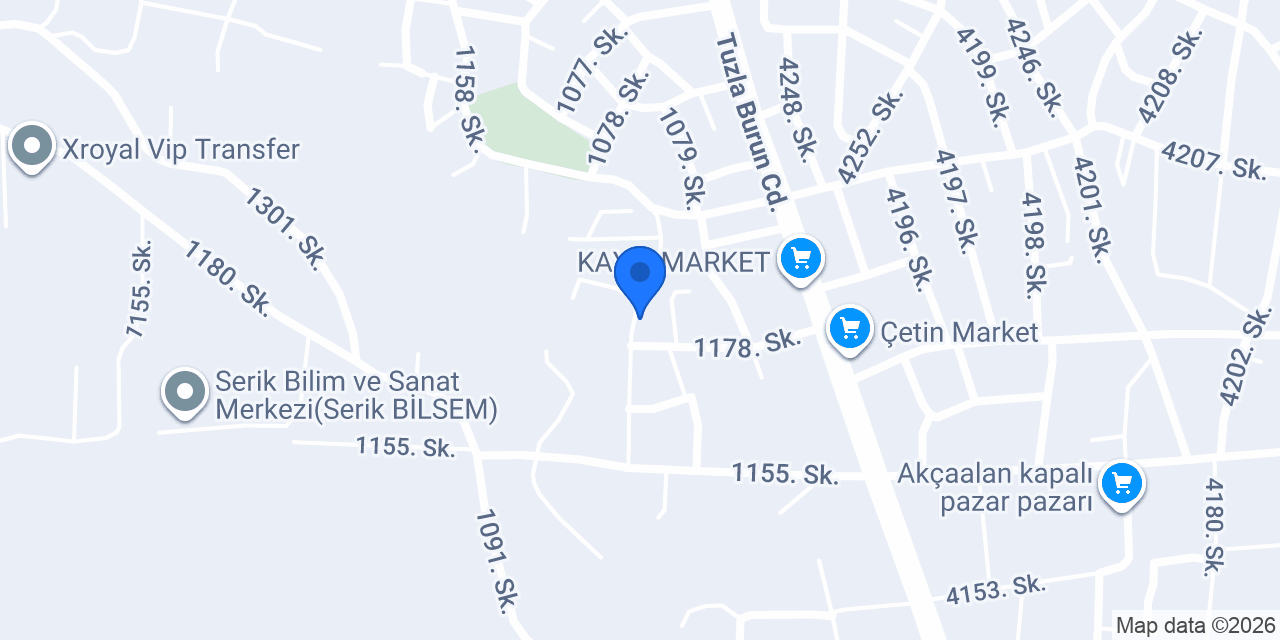 Akkuşlar yapı dekorasyon konumu