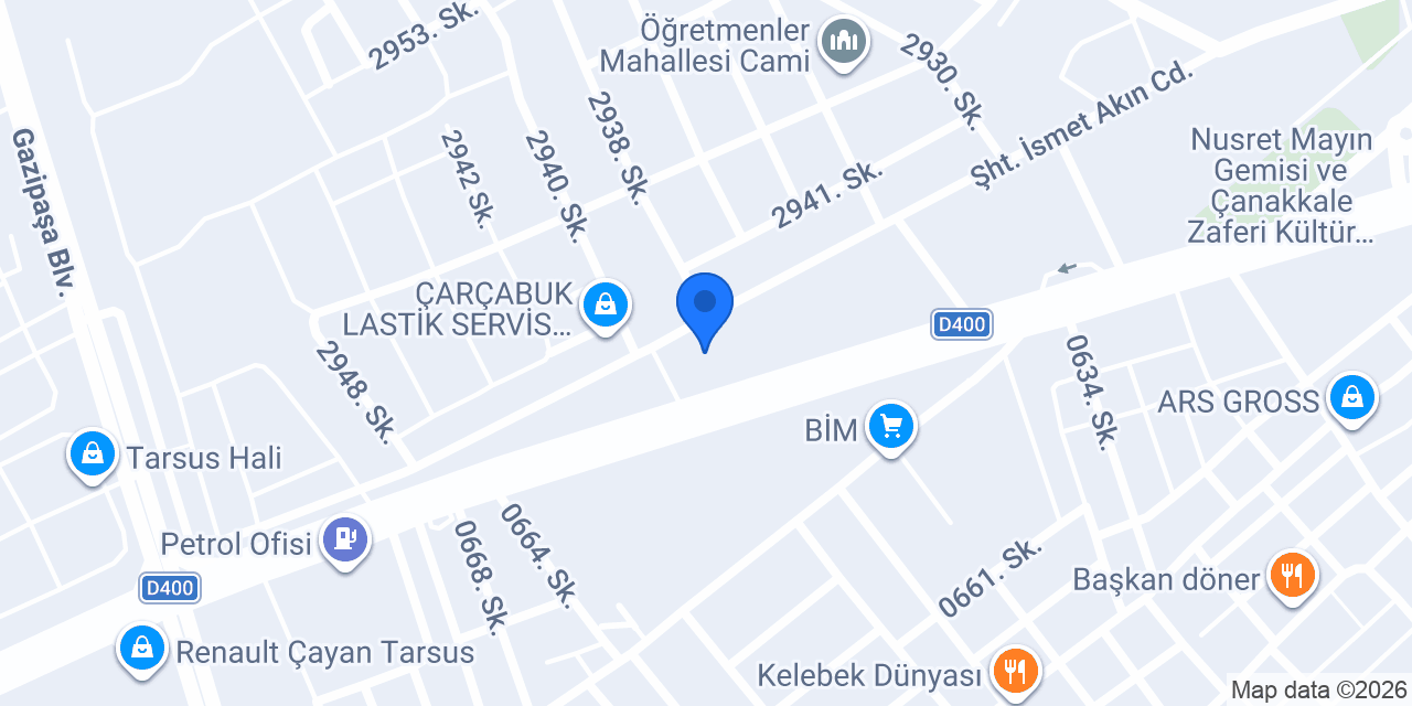 Bilmot Bilgin Motorlu Araçlar konumu