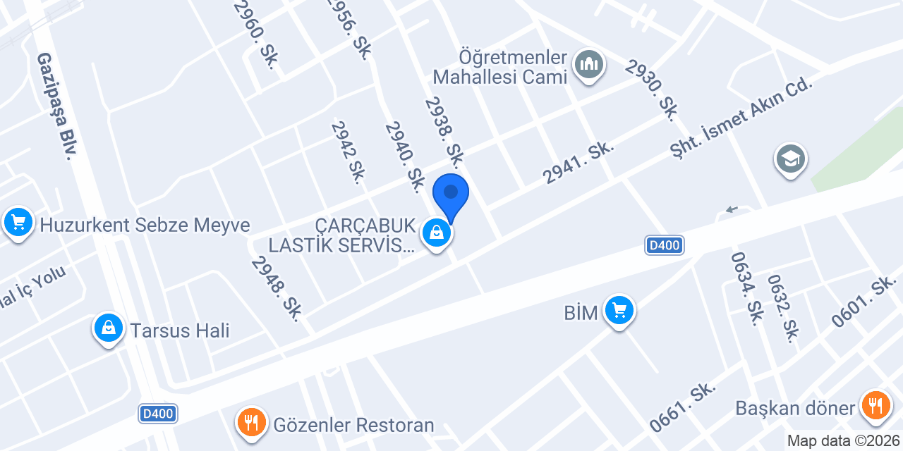 Bahçetar Tarım Ürünleri konumu