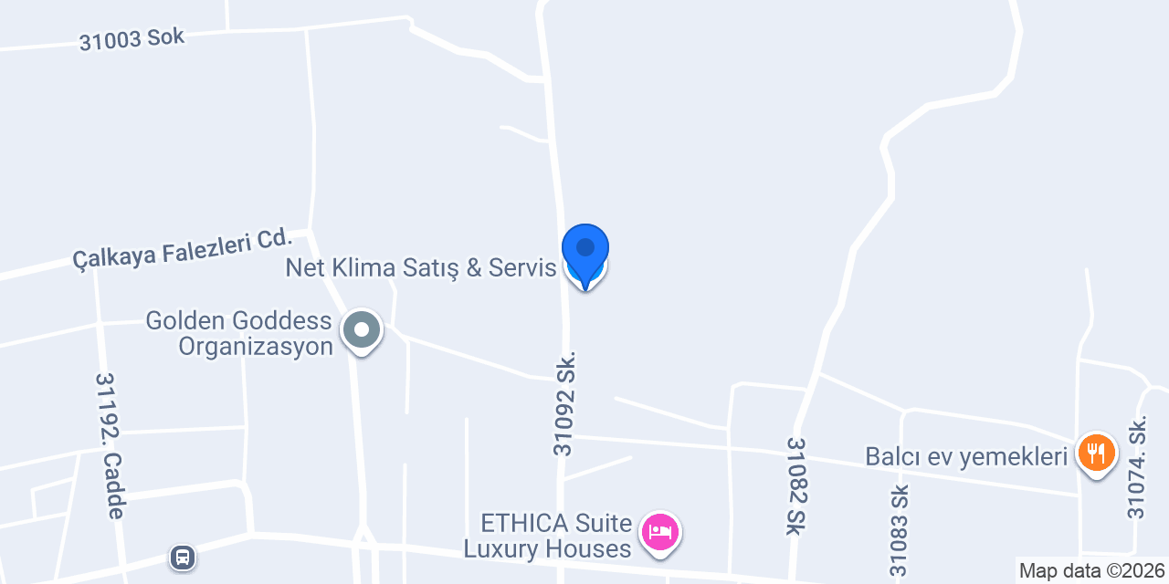 Net Klima Satış & Servis konumu
