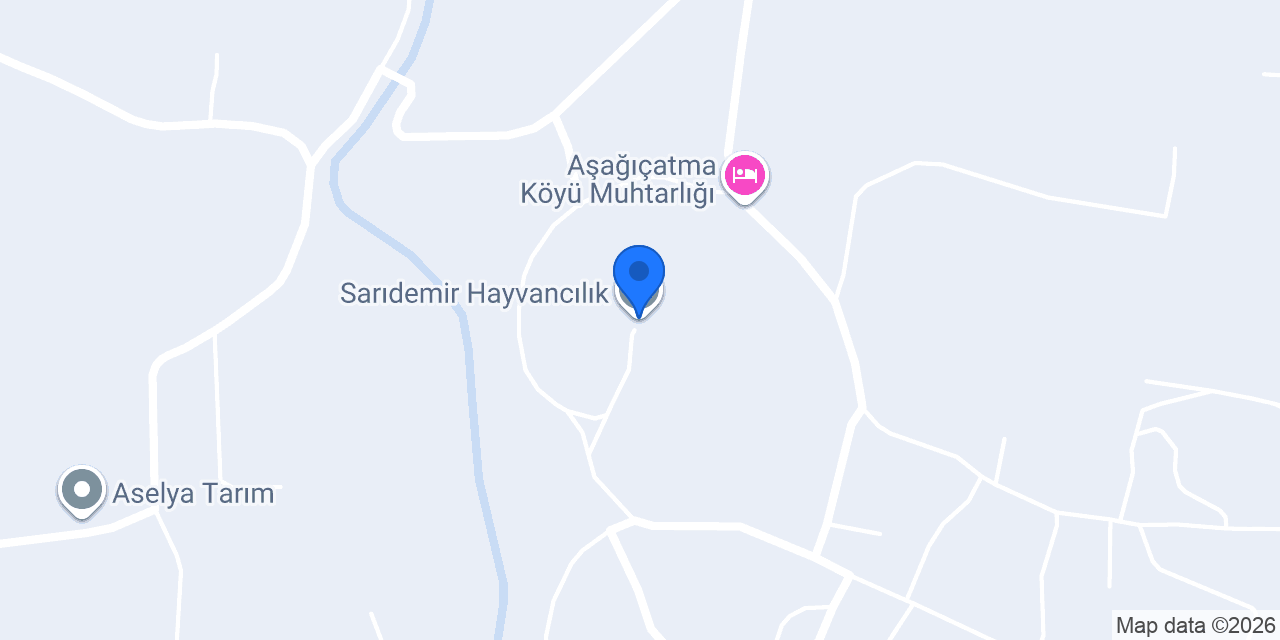 Sarıdemir Hayvancılık konumu
