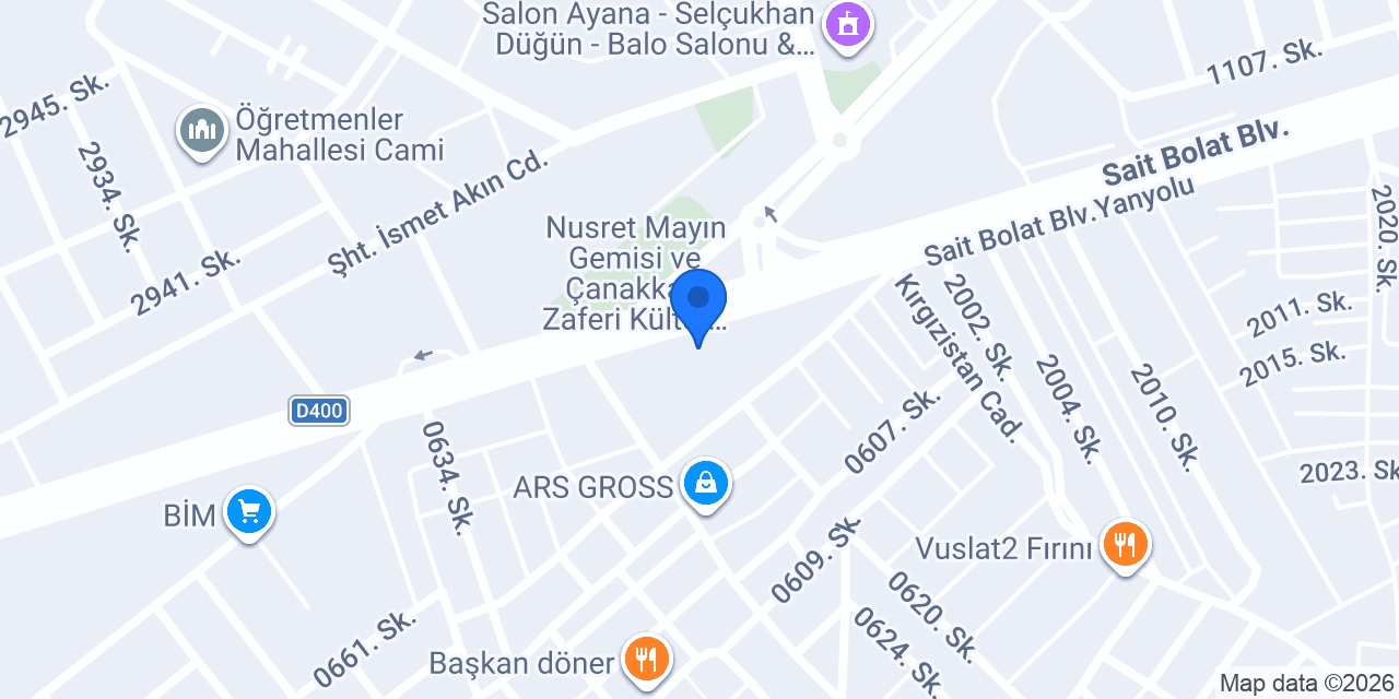 İnci Event konumu