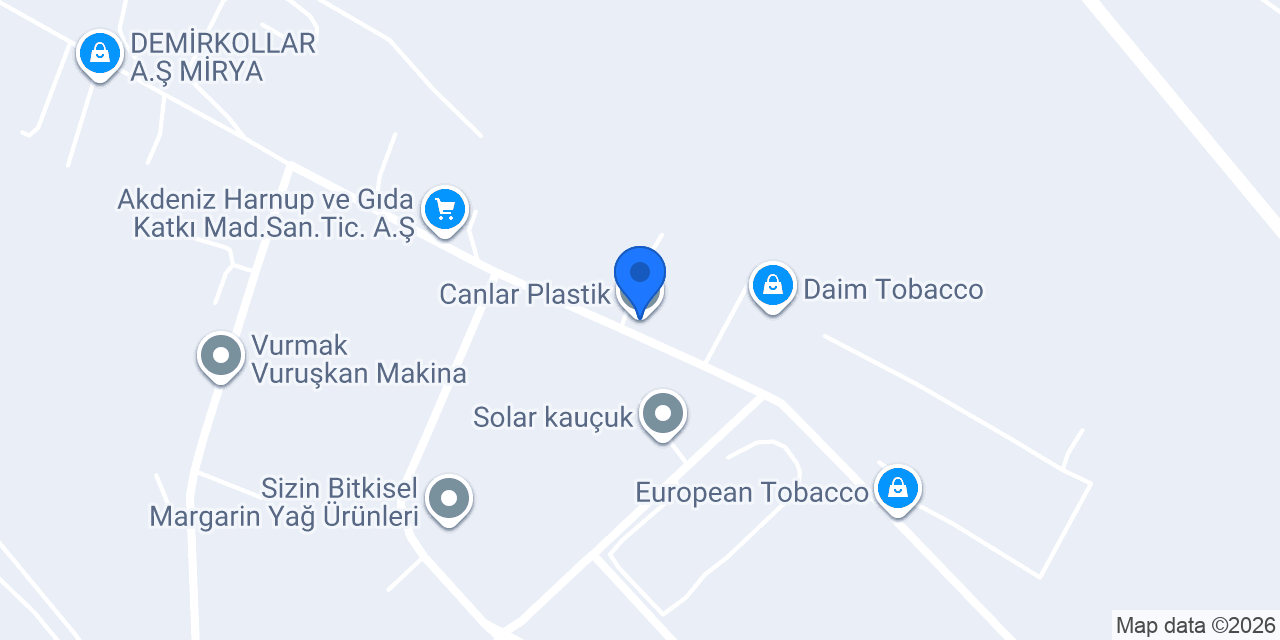Canlar Plastik konumu