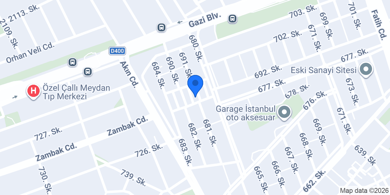 EMEK CAM konumu