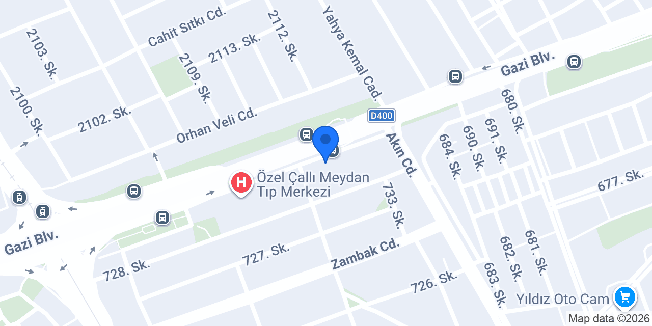 ŞAH TERAPİ konumu