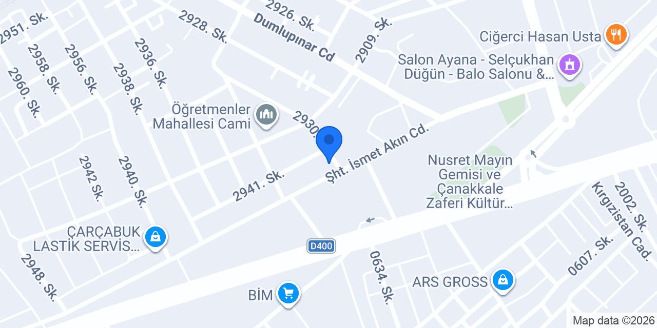 Güven Oto Lastik konumu