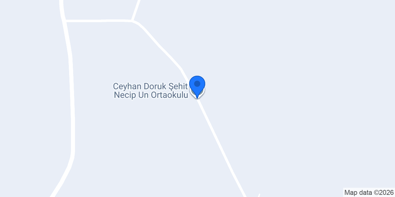 Ceyhan Doruk Şehit Necip Un Ortaokulu konumu