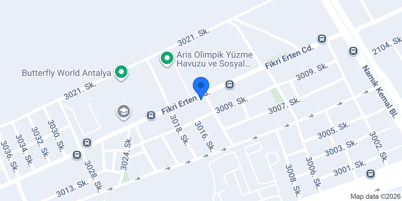 Adalya Veteriner Kliniği konumu