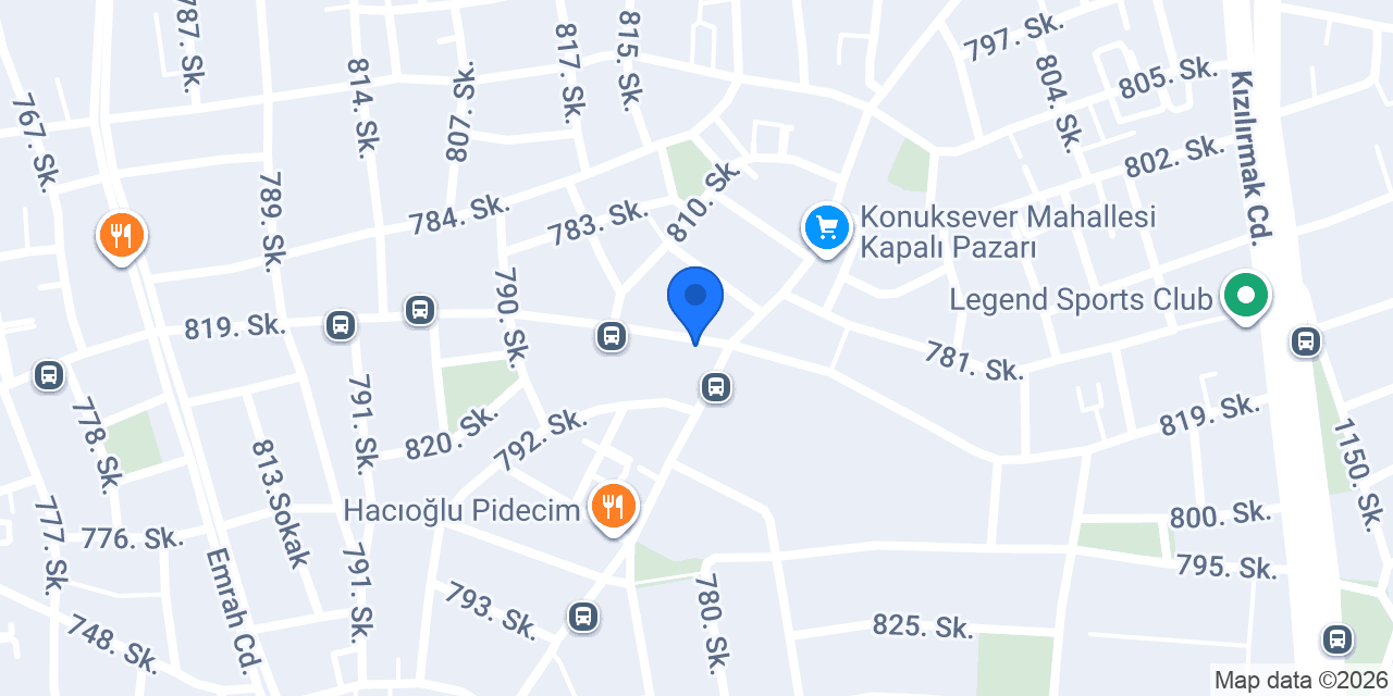 Şimşek Kasap konumu