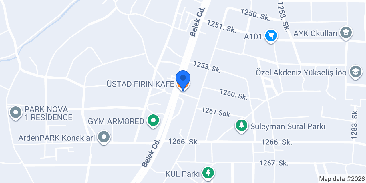 ÜSTAD FIRIN KAFE konumu