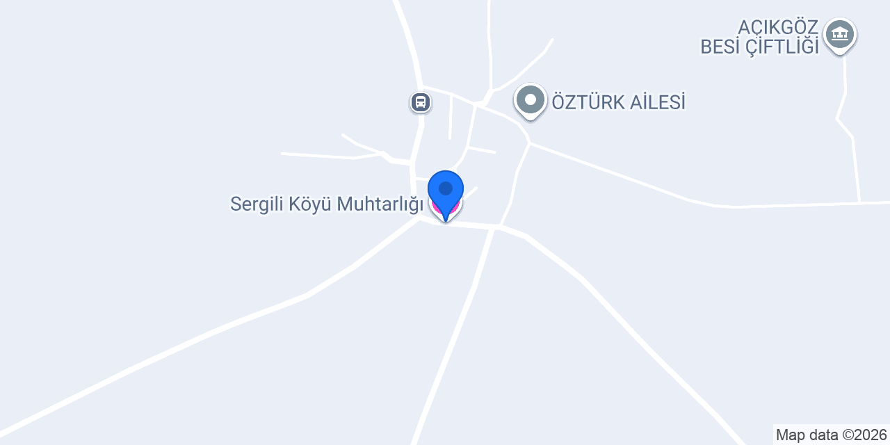 Sergili Köyü Muhtarlığı konumu