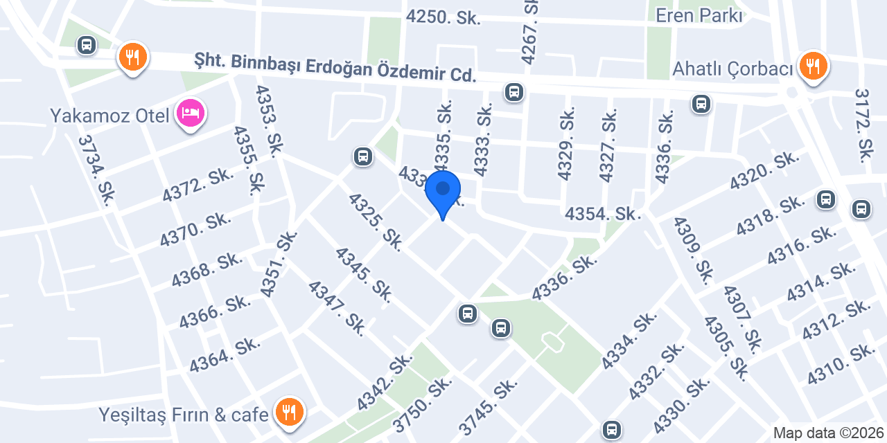 Antalya Bilgin Nakliyat konumu