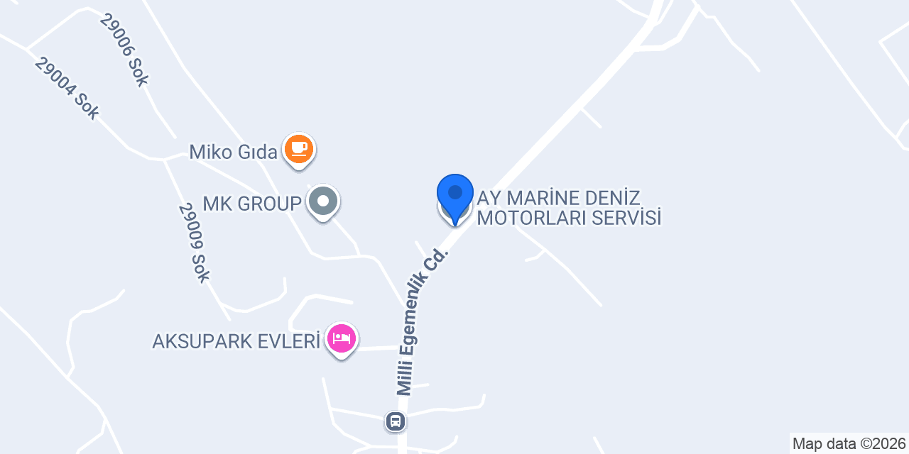AY MARİNE DENİZ MOTORLARI SERVİSİ konumu