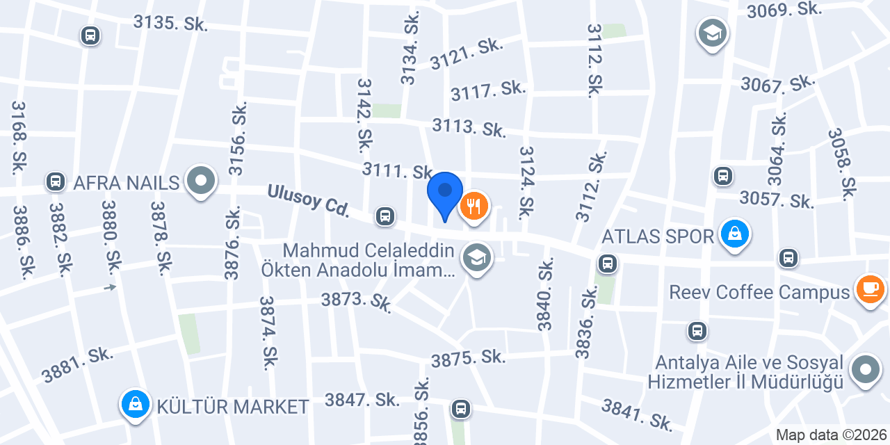 Közz Döner kebap konumu