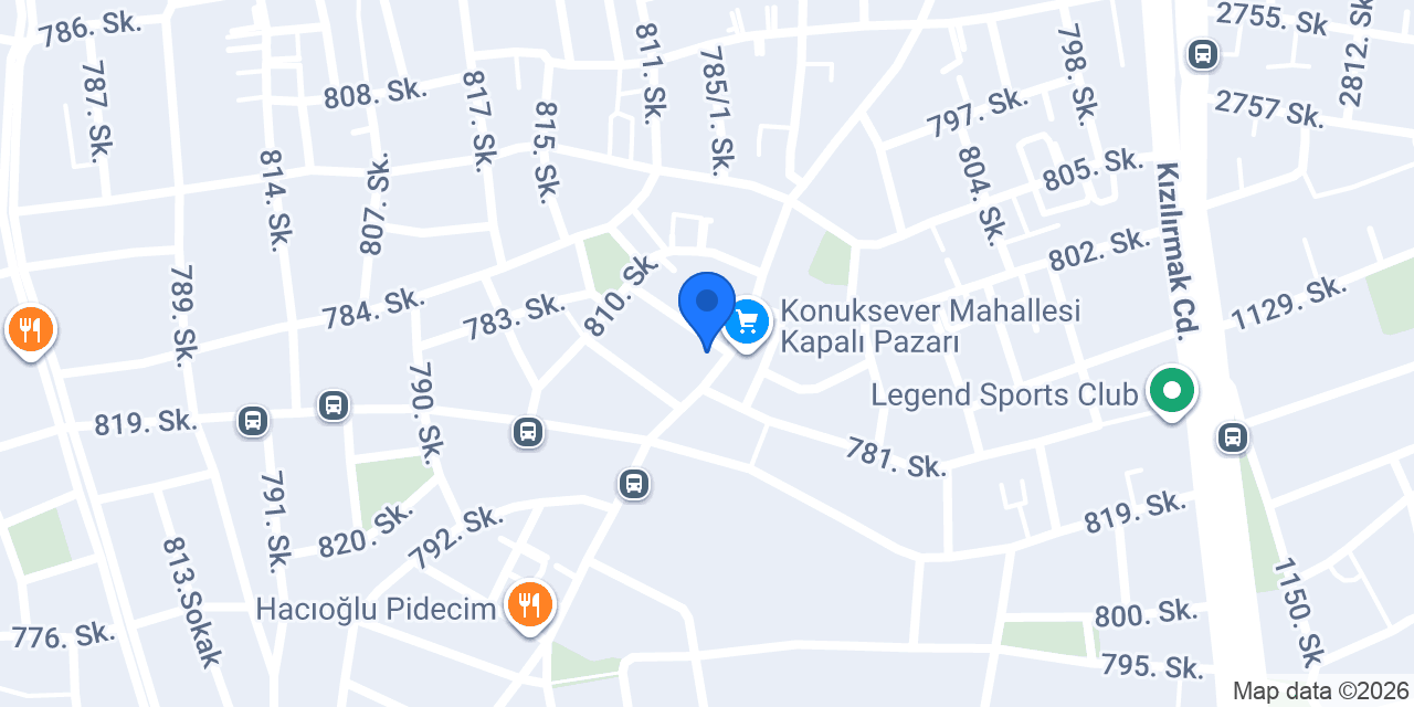 M.F DÖNER KONUKSEVER konumu