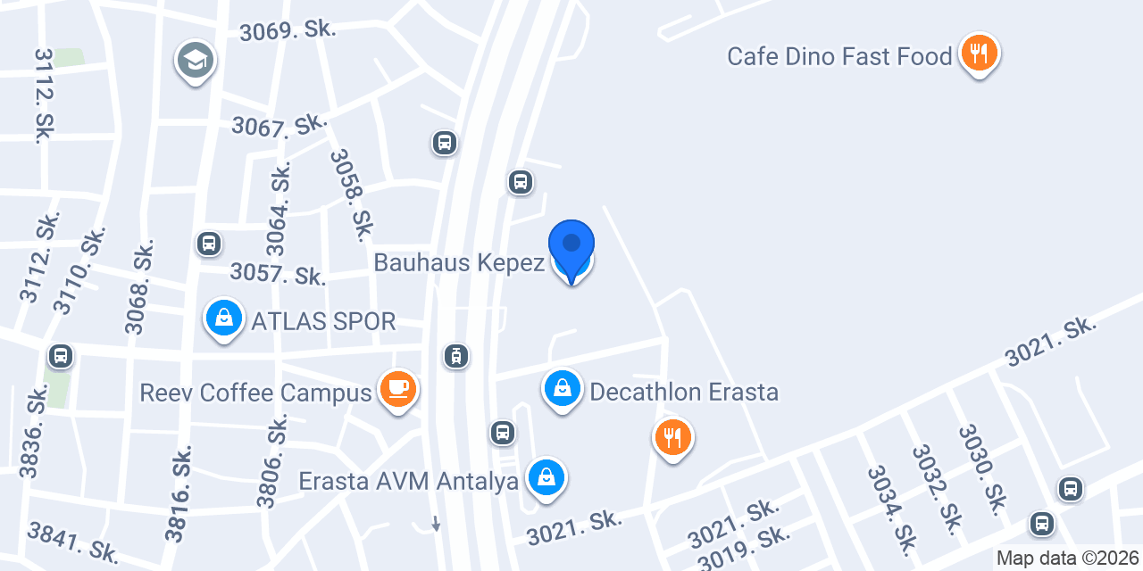 Bauhaus Kepez konumu