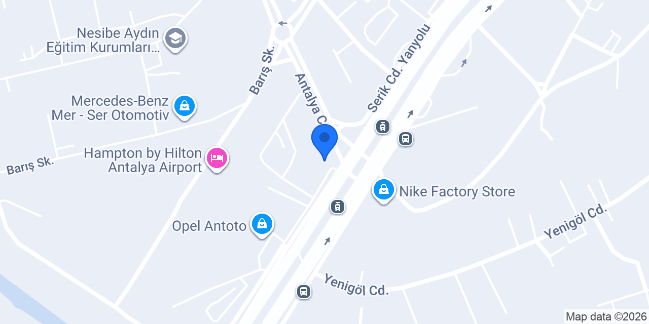Tum Rent a Car konumu