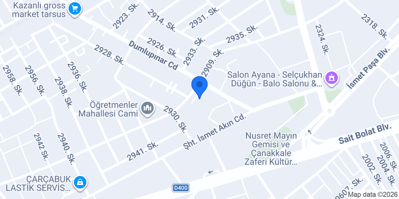 Tarsus İşkur konumu
