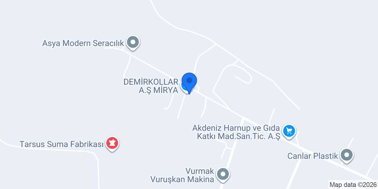 DEMİRKOLLAR A.Ş MİRYA konumu