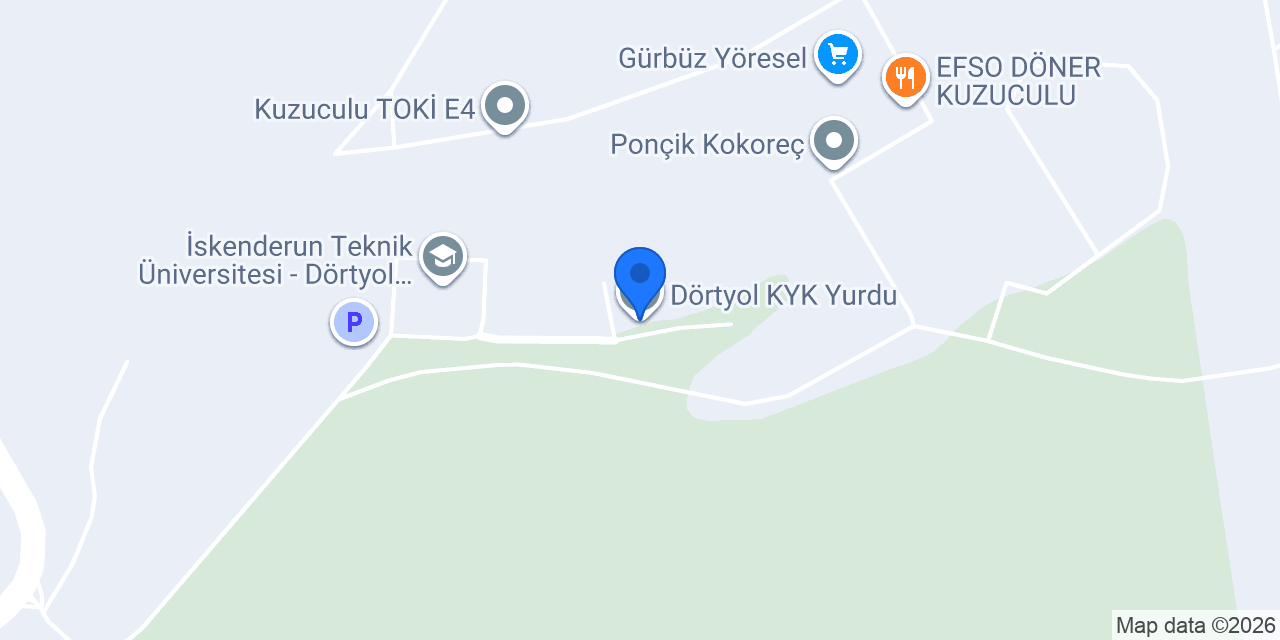 Dörtyol KYK Yurdu konumu