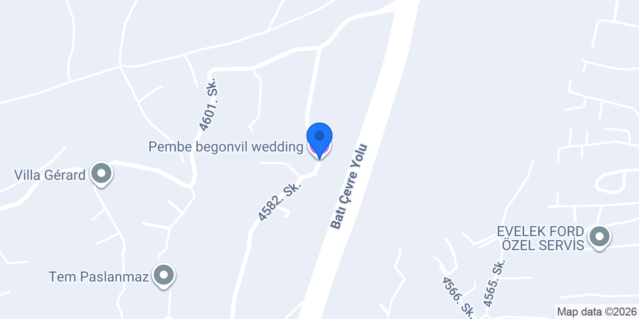 Pembe begonvil wedding konumu