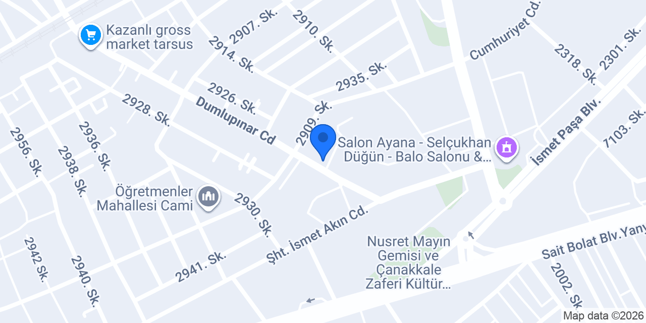 Diş Hekimi Mustafa Kemal Şekeroğlu konumu