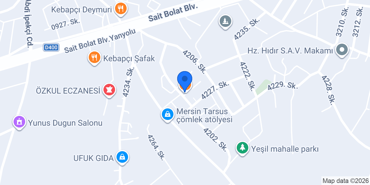 Yonca Ekmek Fırını konumu