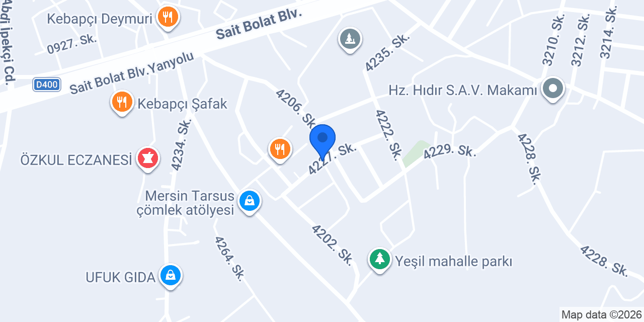 Bahçe Sahne konumu