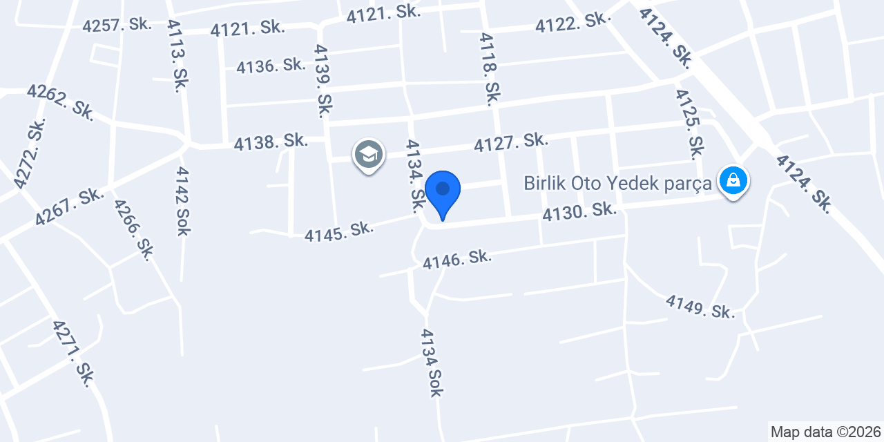 Gök Oto Boya konumu