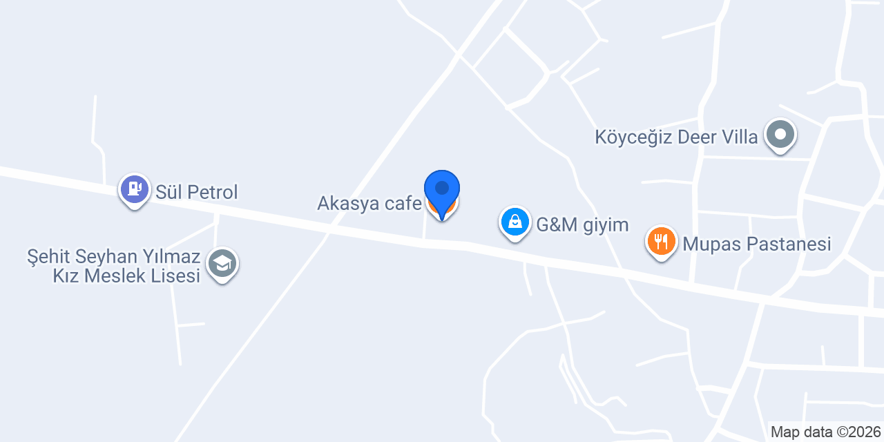 Akasya cafe konumu